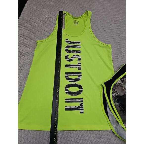 Nike Shorts & Tank Womens Large Active Lined Running Shorts Racerback Tank - Picture 4 of 11